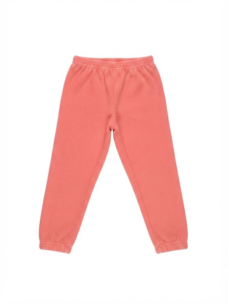 pijama niña unicornio polar blanco roto crema rosa coral salmón camiseta sudadera manga larga pantalón largo cintura elástica puños elásticos