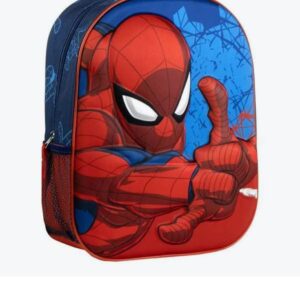 Mochila 3D de Spiderman, ¡estarán listos para cualquier misión!
