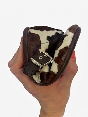 Merceditas niña Chuches estampado vaca cierre hebilla suela flexible cómodas originales