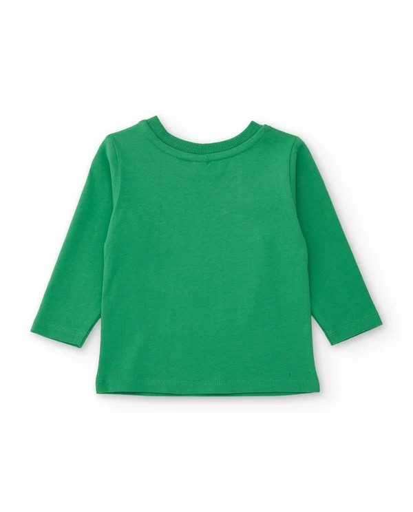 Camiseta Niño Dinosaurio Con Monopatín - Imagen 2
