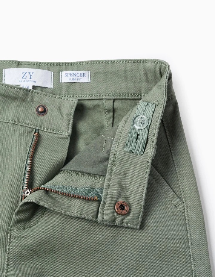 Pantalón Chino Niño Verde - Imagen 3