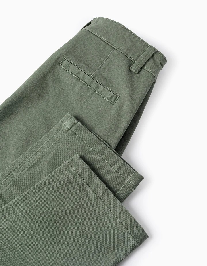 Pantalón Chino Niño Verde - Imagen 4