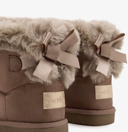 Botas Australianas Con Lazo Taupe - Imagen 5