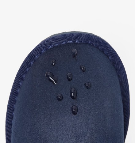 Botas australianas niña niño lazo marrón topo grisáceo microfibra Water-repellent forro pelo sintético azul marino suela goma plantilla textil Conguitos invierno