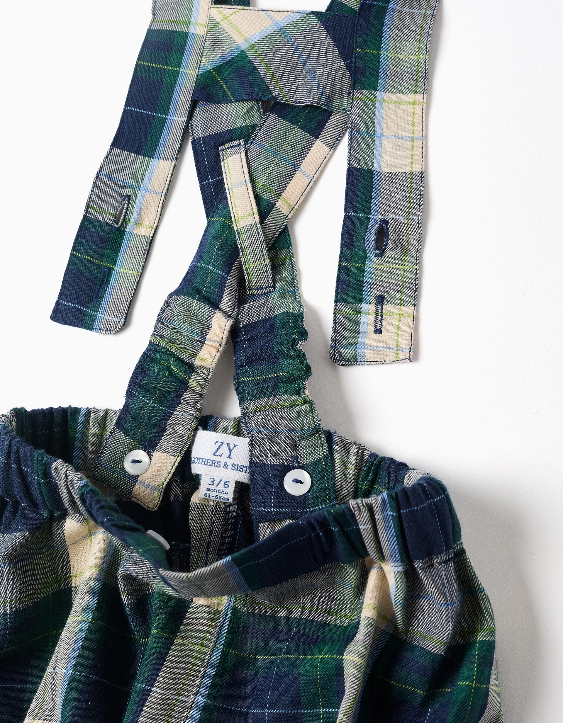 Conjunto Bebé Niño Cuadros Escoceses - Imagen 4