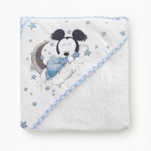 capa de baño mickey azul