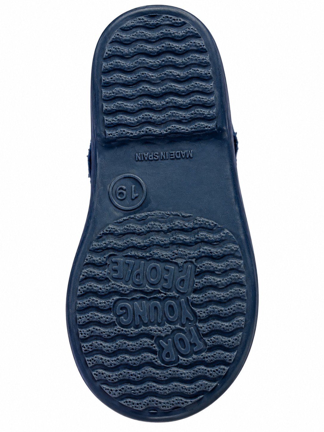 Botas Serraje Con Hebillas Azul Marino - Imagen 4