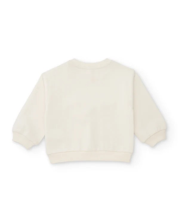 Sudadera niña flores relieve Tuc Tuc - Imagen 2